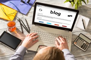 Blog Weblog Media Digital Social Dictionary Online Concept - Stock Image